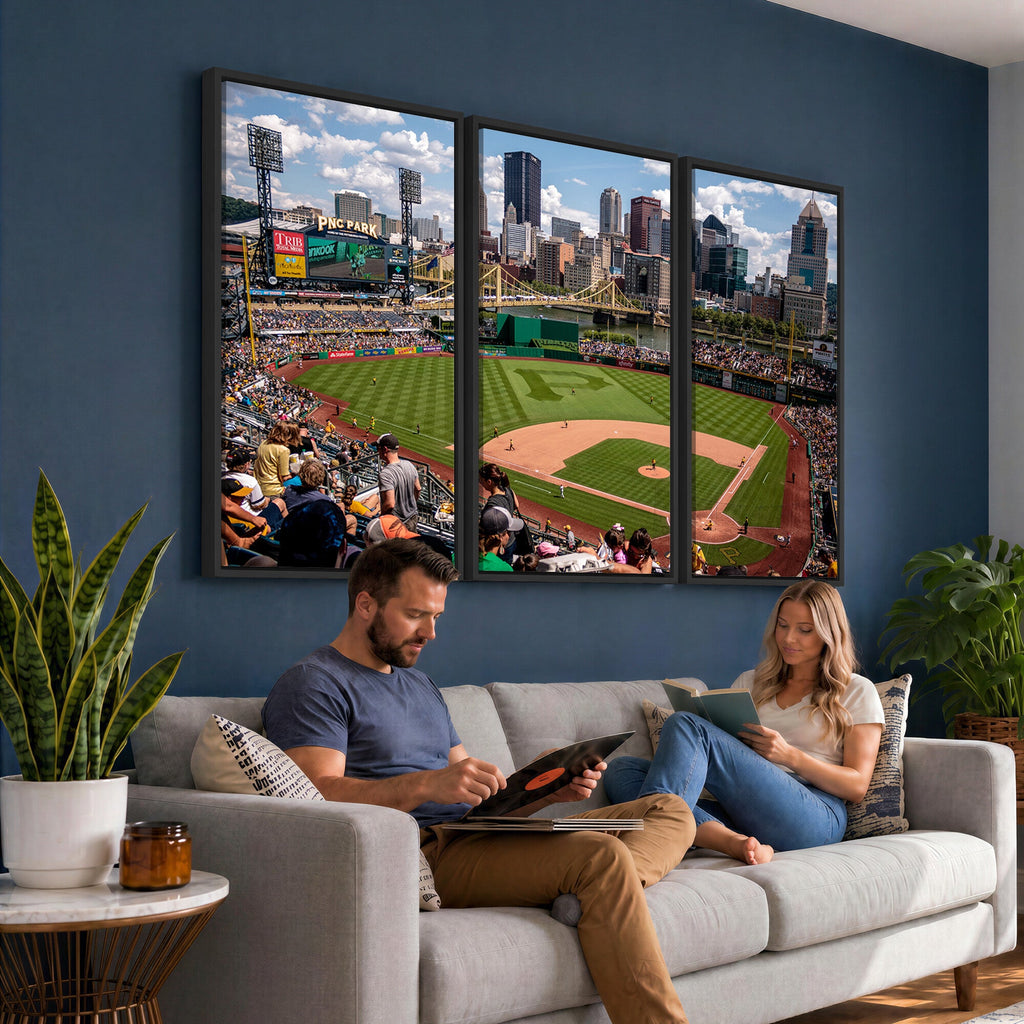 Pittsburgh Pirates Baseball Team Print, PNC Park Stadium