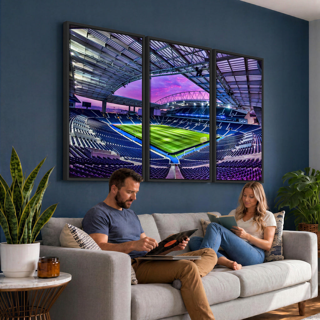 FC Porto Soccer Team Print Canvas, Dragon Stadium Wall Art
