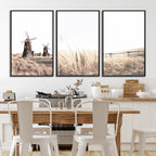 Farm Prints, Set of 6 Farmhouse Wall Art Canvas, Country House Decor