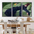 Decadent Girl by Ramon Casas Wall Art Canvas Print, Framed