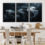 Jellyfish Wall Art Canvas Print, Elegant Wall Decor