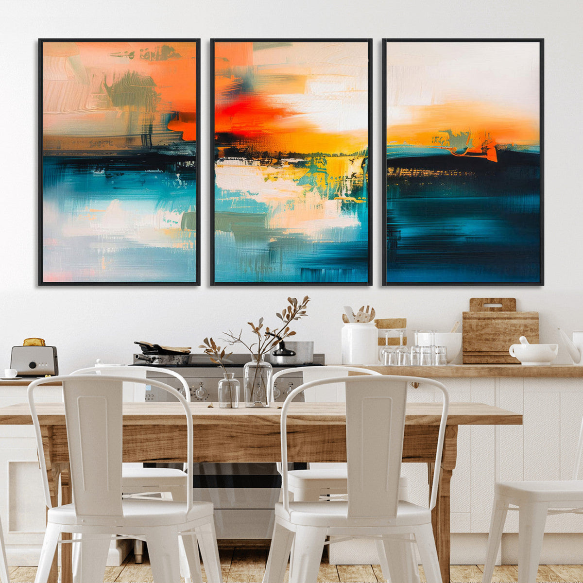 Colorful Abstract Wall Art | Bold Modern Canvas Print | Ready to Hang