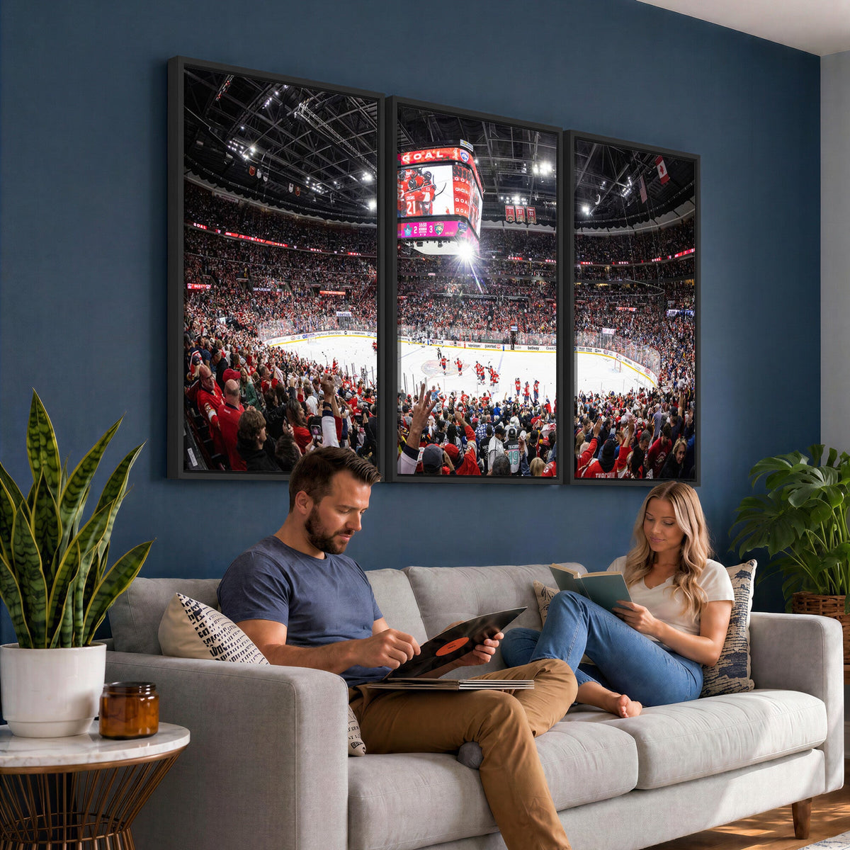 Amerant Bank Arena Wall Art Canvas Print, Hockey Arena