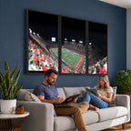 Houston Cougars Football Team Print, Houston TDECU Stadium