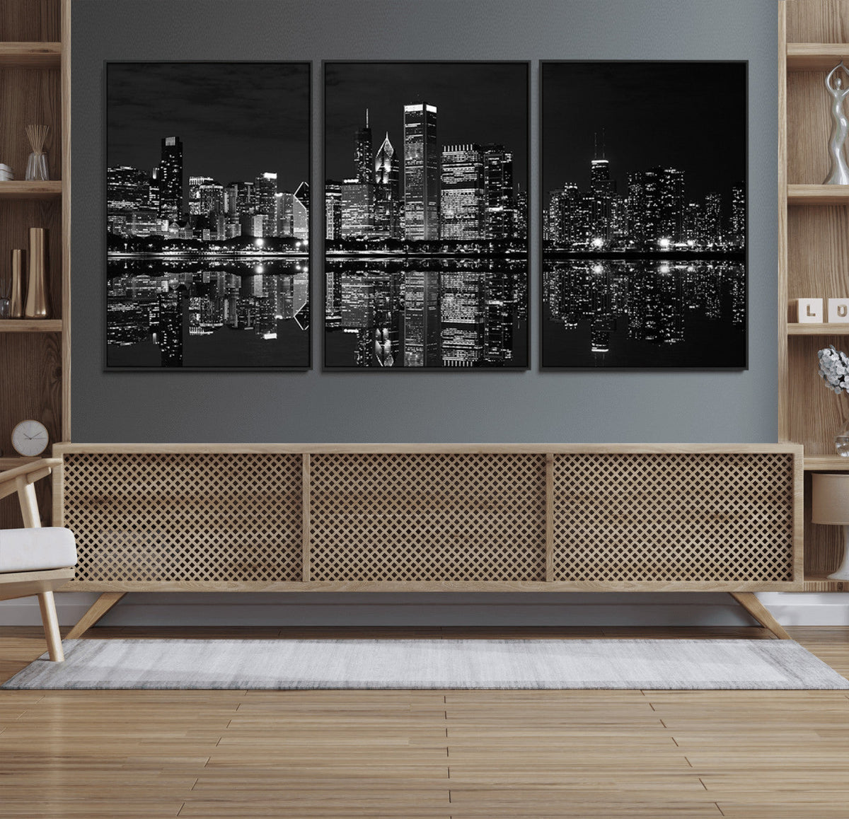 Chicago Wall Art Canvas Print