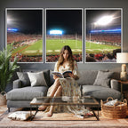 Dooley Stadium Wall Art, Sports Arena Panoramic Canvas