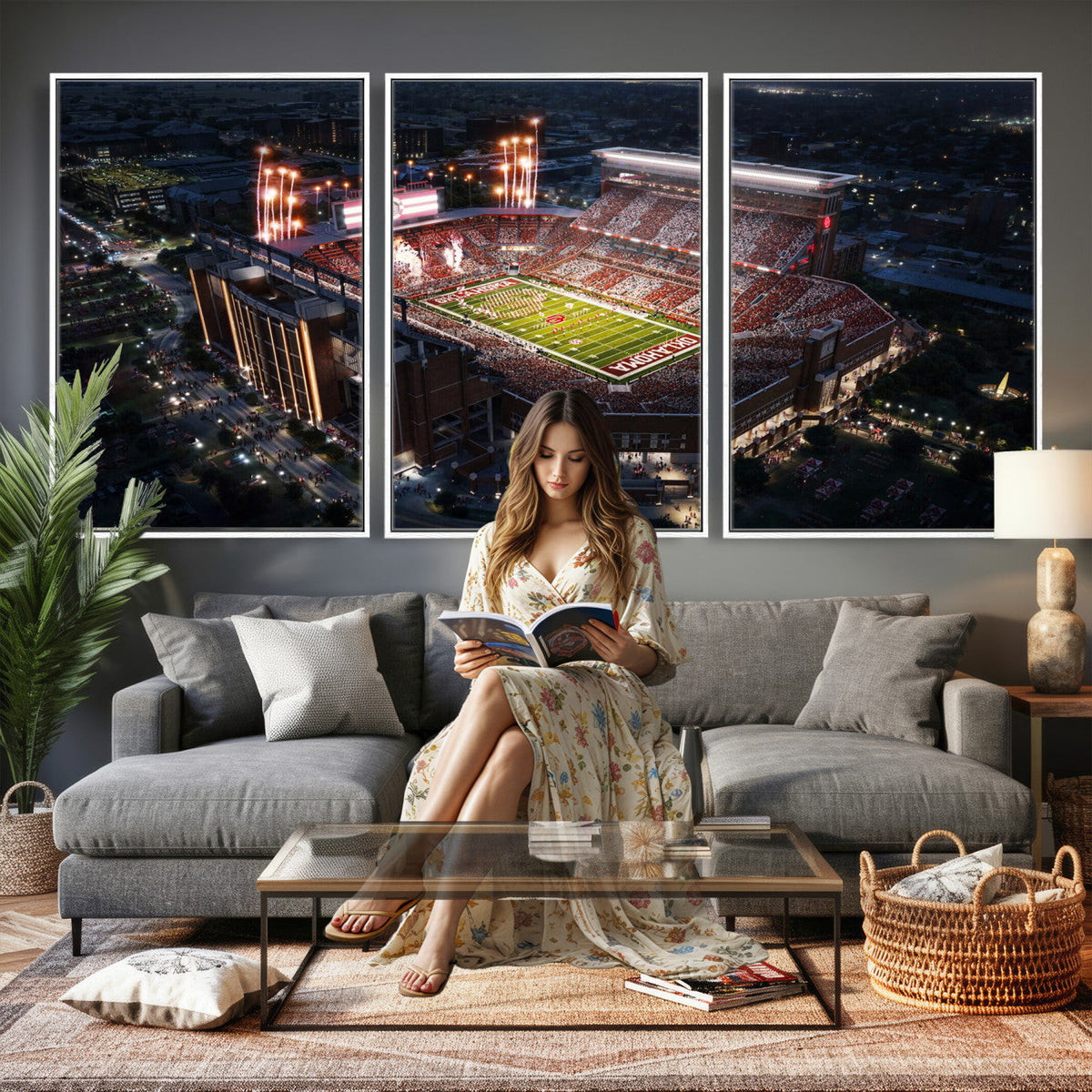 Oklahoma Memorial Stadium, Gaylord Memorial Stadium Wall Art