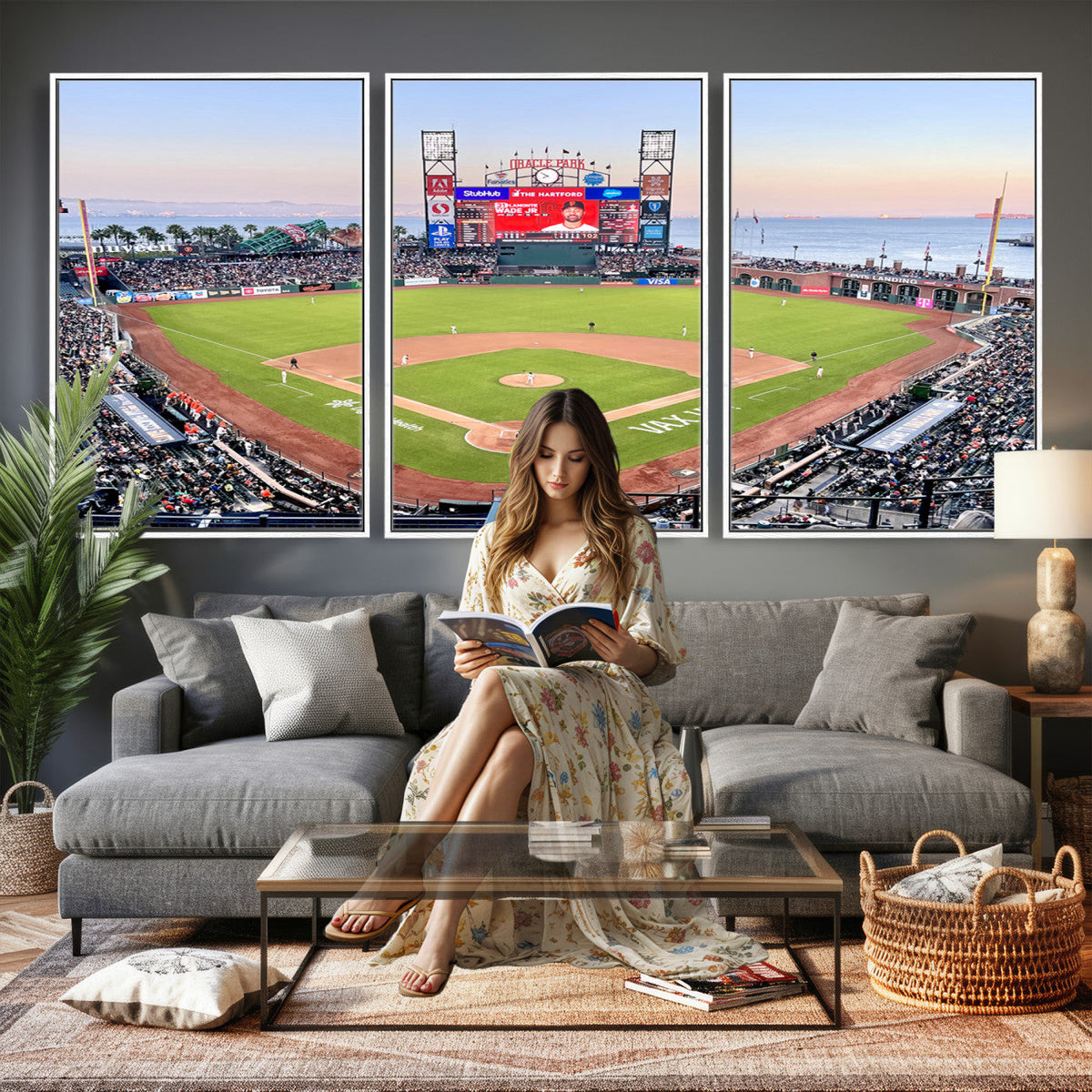 San Francisco Giants Baseball Team Print, Oracle Park