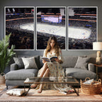 Amalie Arena Florida Wall Art Canvas Print, NHL Hockey, Framed and Ready to Hang