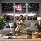 Amerant Bank Arena Wall Art Canvas Print, Hockey Arena