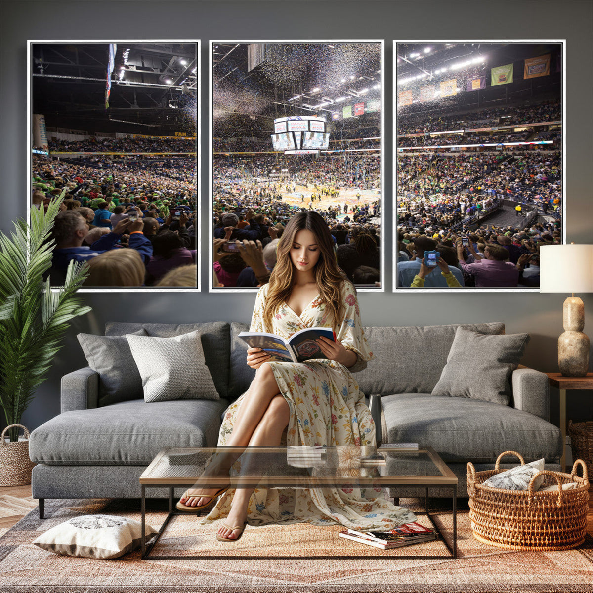 Bridgestone Arena Wall Art Canvas, Nashville Predators