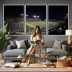 TCU Horned Frogs Football Team Print, Fort Worth Amon G. Carter Stadium