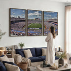 Buffalo Bills Highmark Stadium Wall Art Canvas Print, Bills Game Day Decor