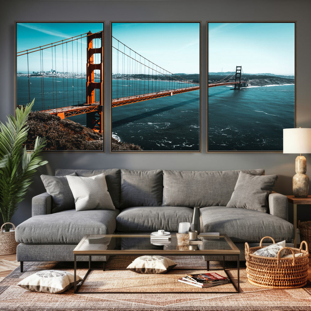 Golden Gate Bridge Wall Art Canvas Print | San Francisco Landmark Photography