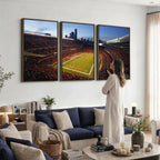 Chicago Bears Soldier Field Canvas Wall Art, NFL Stadium Panorama