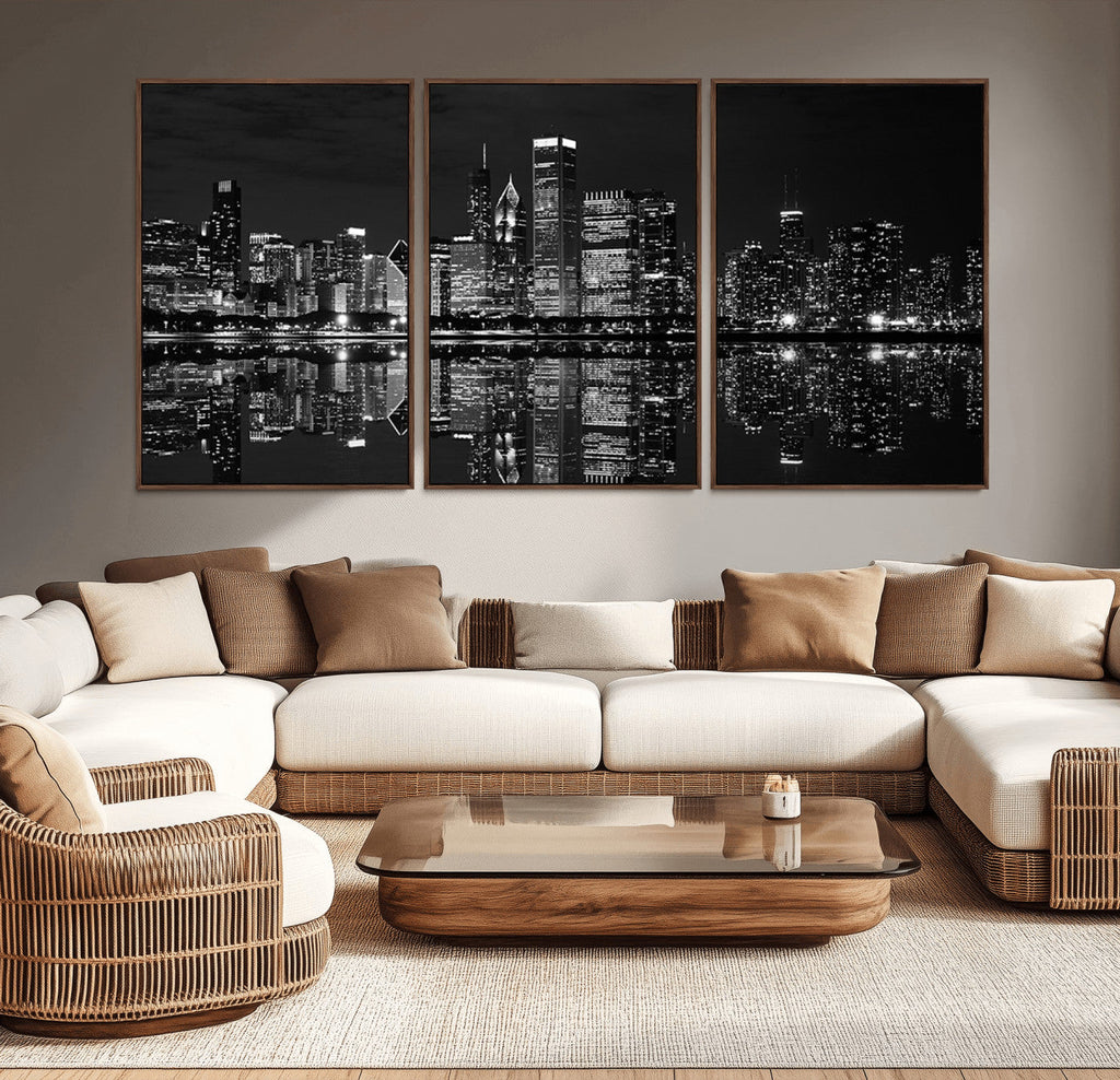 Chicago Wall Art Canvas Print