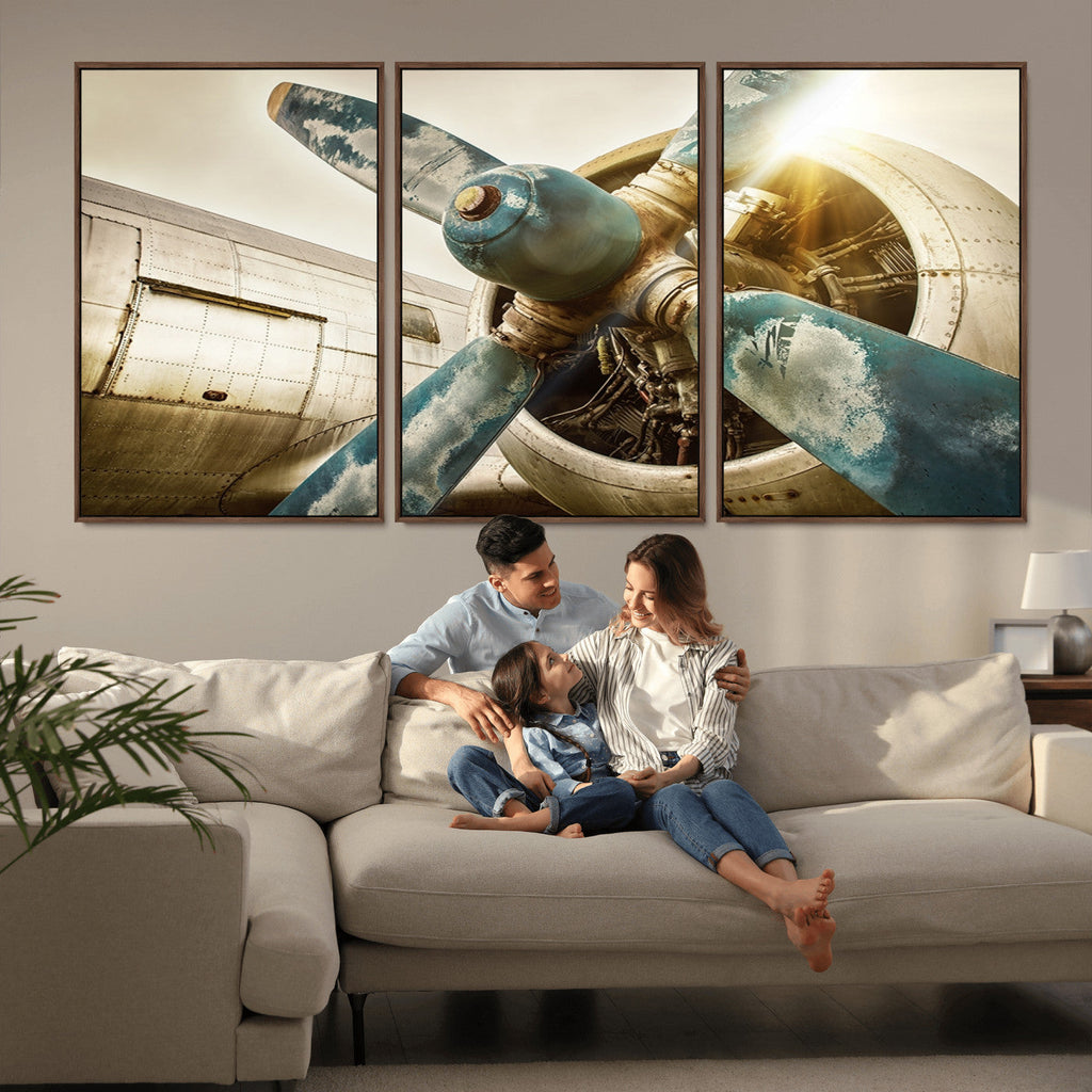 Vintage Airplane Canvas Print