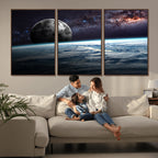 Space and Planet Canvas Print