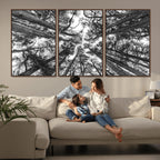 Trees Contemporary Art Canvas Print