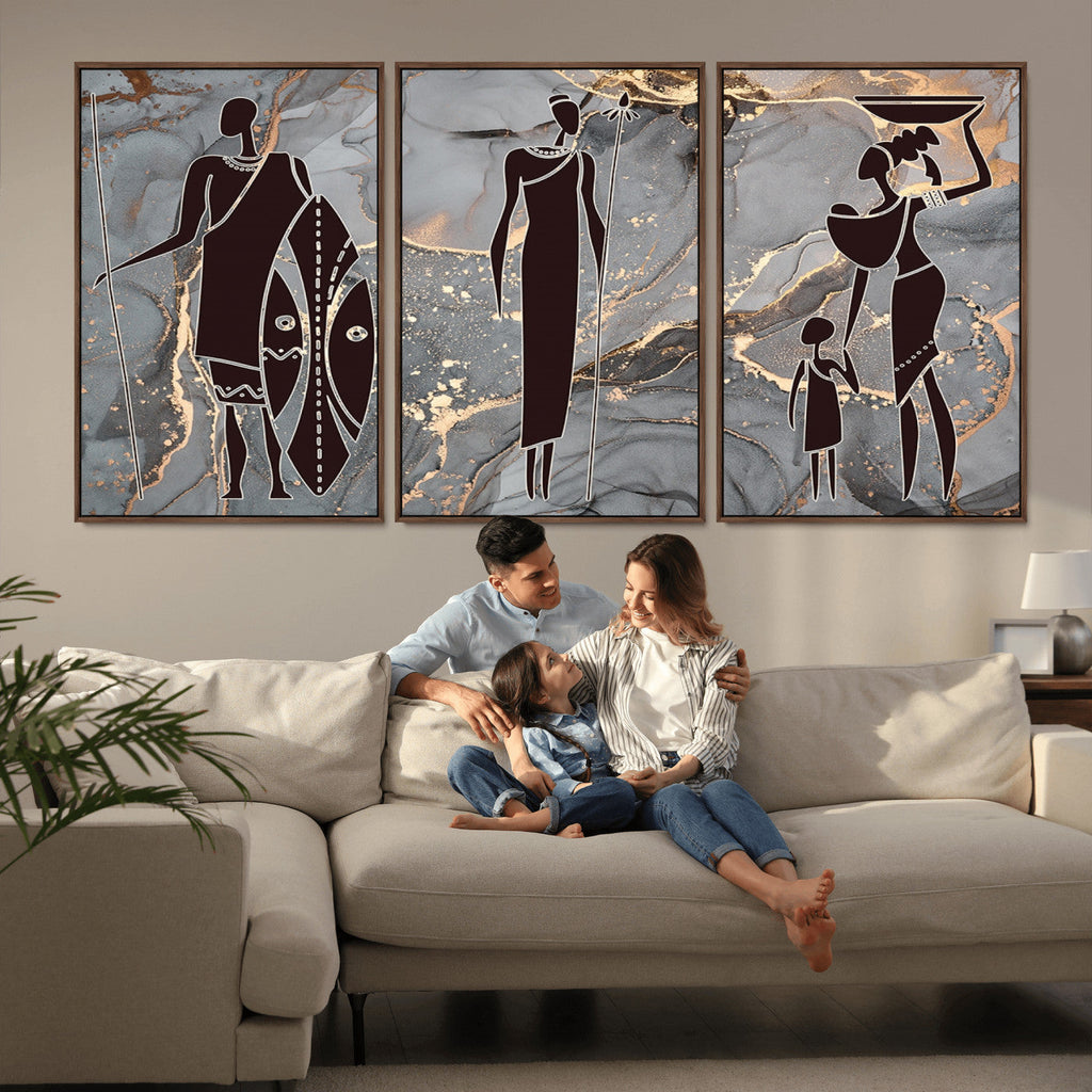 African American Wall Art | Elegant African Women Canvas Print