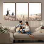 Farm Prints, Set of 6 Farmhouse Wall Art Canvas, Country House Decor