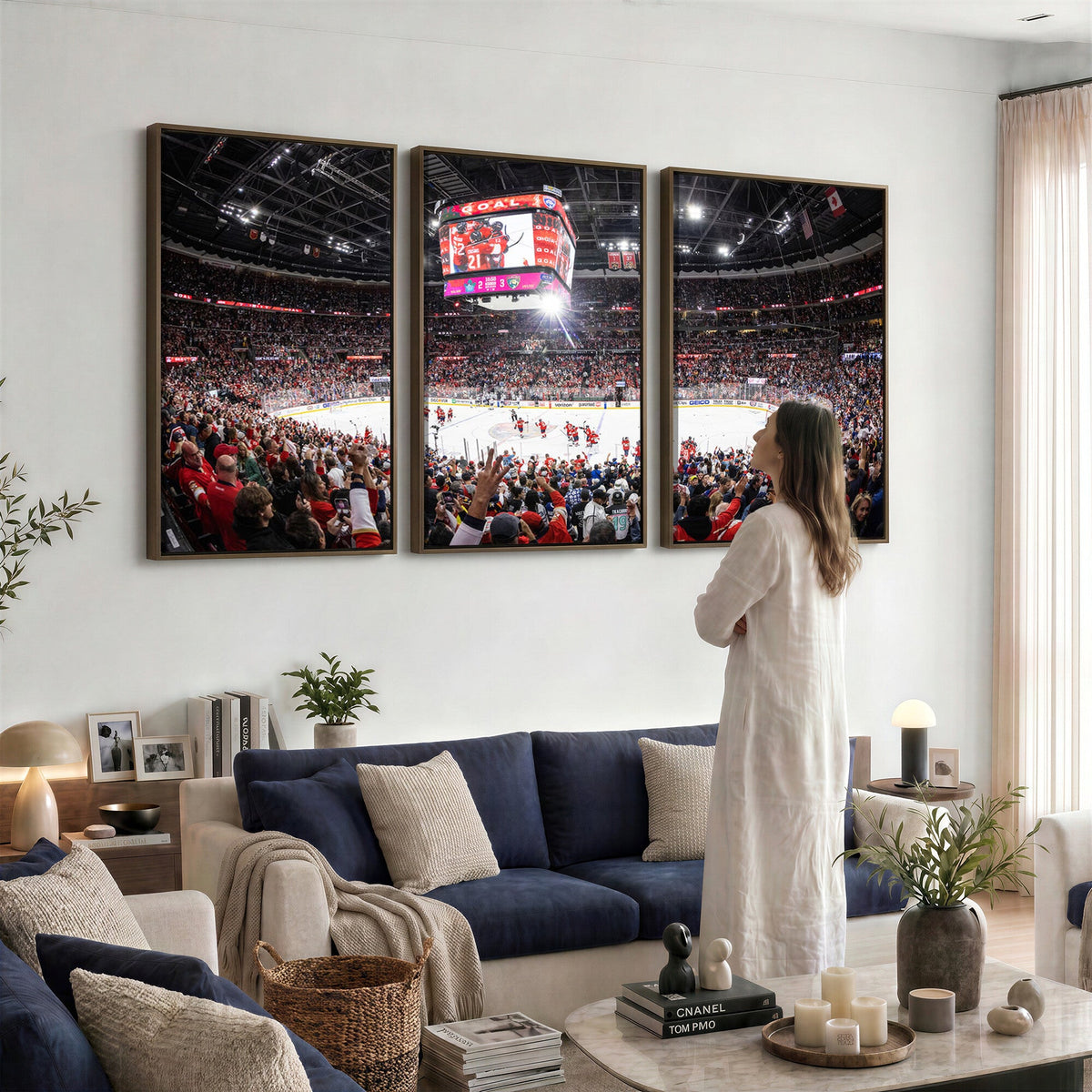 Amerant Bank Arena Wall Art Canvas Print, Hockey Arena