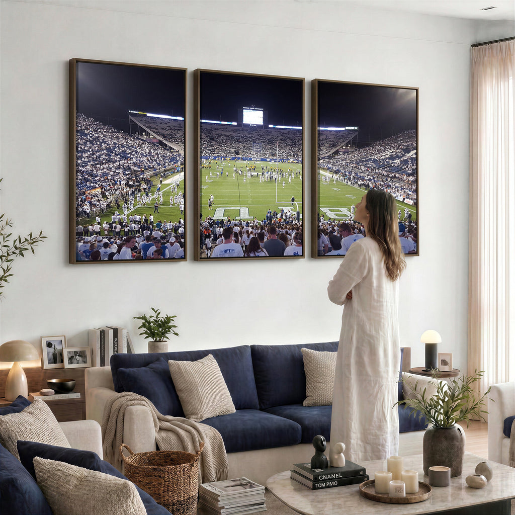 Brigham Young University Cougars Football Print Canvas