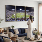 Brigham Young University Cougars Football Print Canvas