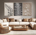 Minimalist Botanical Wall Art Canvas Print, Framed and Ready to Hang