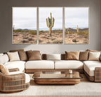 Saguaro Cactus Wall Art | Framed Desert Canvas Artwork