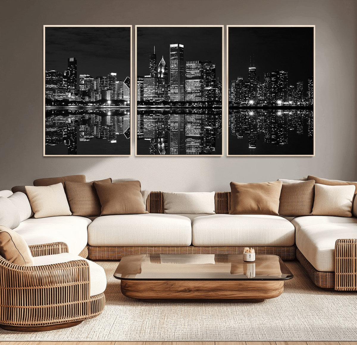 Chicago Wall Art Canvas Print