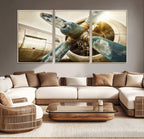 Vintage Airplane Canvas Print