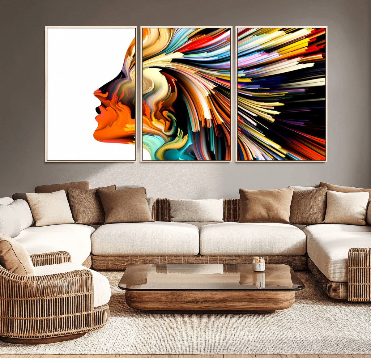 Profile Colors Canvas Print