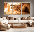Buddha Statue Hands Wall Art Canvas Print