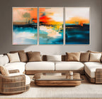 Colorful Abstract Wall Art | Bold Modern Canvas Print | Ready to Hang