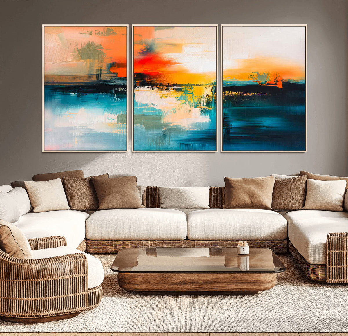 Colorful Abstract Wall Art | Bold Modern Canvas Print | Ready to Hang