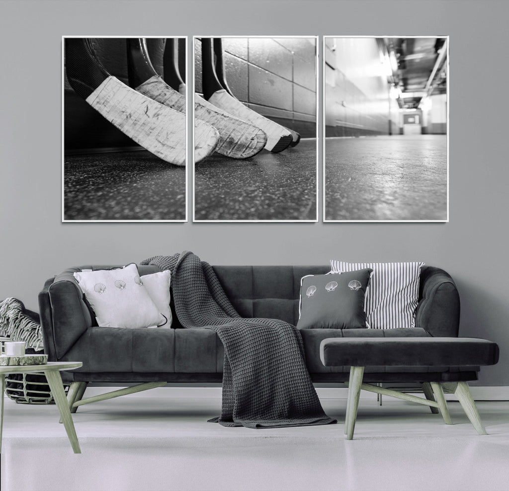 Ice Hockey Wall Art Canvas Print