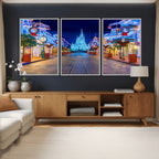 Disney Castle Wall Art | Large Magic Kingdom Canvas Artwork