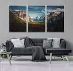 Yosemite National Park Wall Art Canvas Print, Framed El Capitan Mountain Landscape
