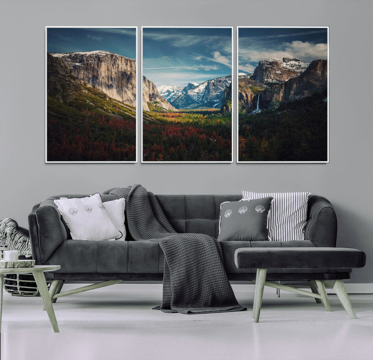 Yosemite National Park Wall Art Canvas Print, Framed El Capitan Mountain Landscape