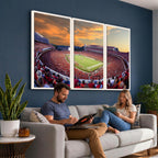 Dooley Stadium Wall Art, Sports Arena Canvas Print, Dooley Field, Framed and Ready to Hang