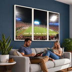Dooley Stadium Wall Art, Sports Arena Panoramic Canvas