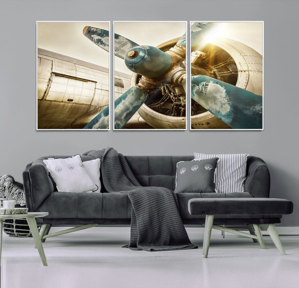 Vintage Airplane Canvas Print