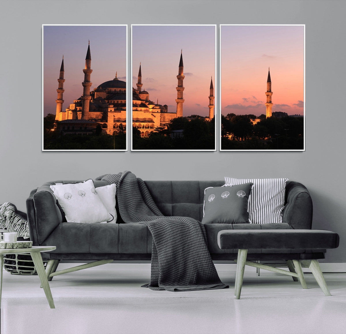 Wall Art Turkey Istanbul Skyline Canvas Print