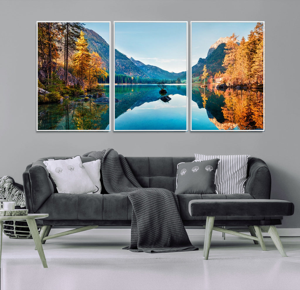 Fantastic Autumn Panorama Wall Art Canvas Print