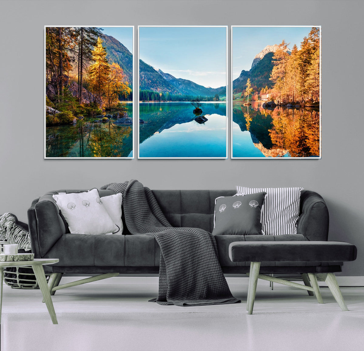 Fantastic Autumn Panorama Wall Art Canvas Print