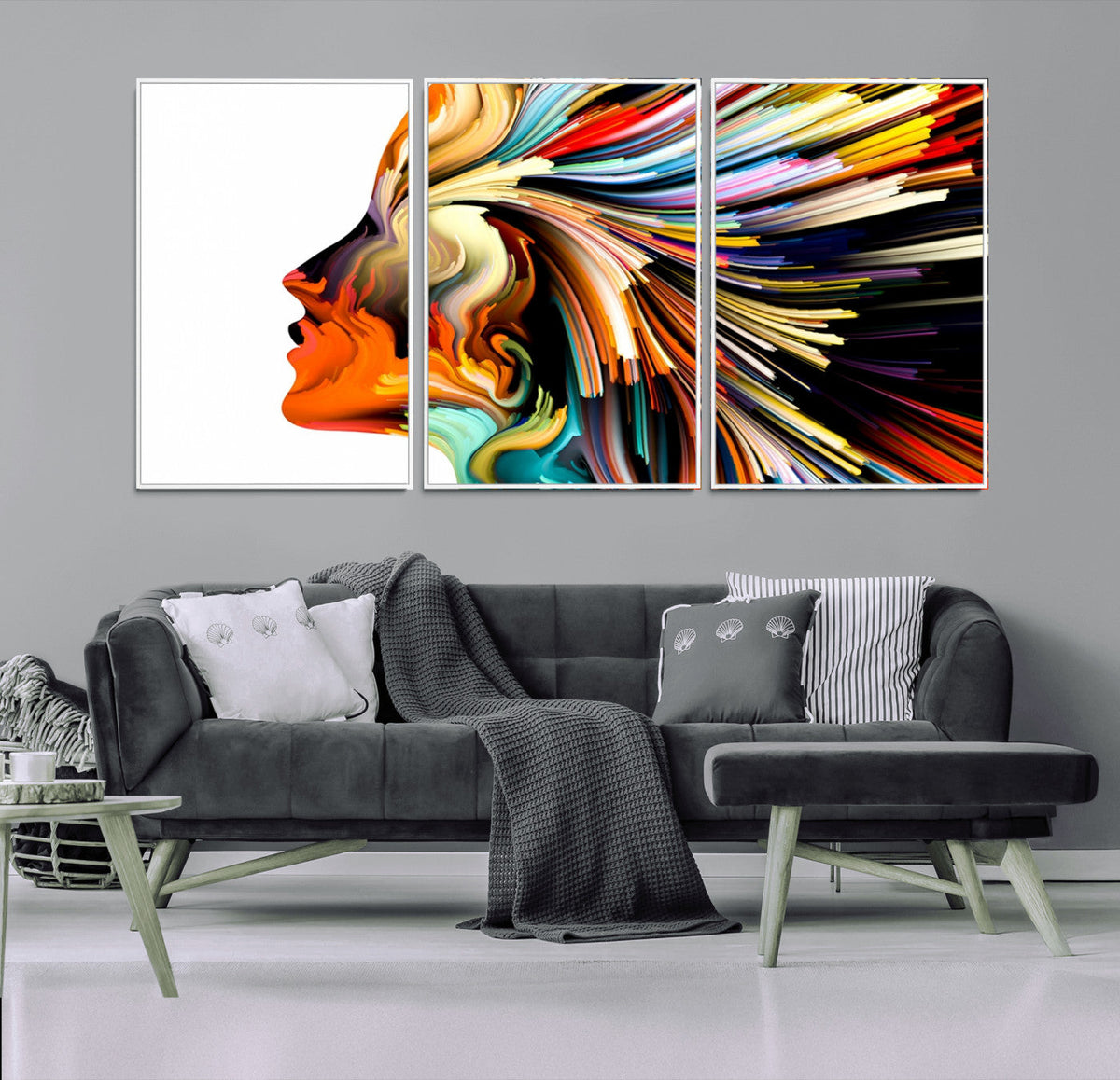 Profile Colors Canvas Print