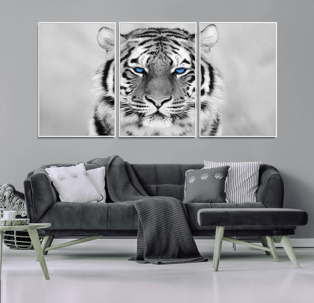 Tiger Canvas Artwork Wall Art Print