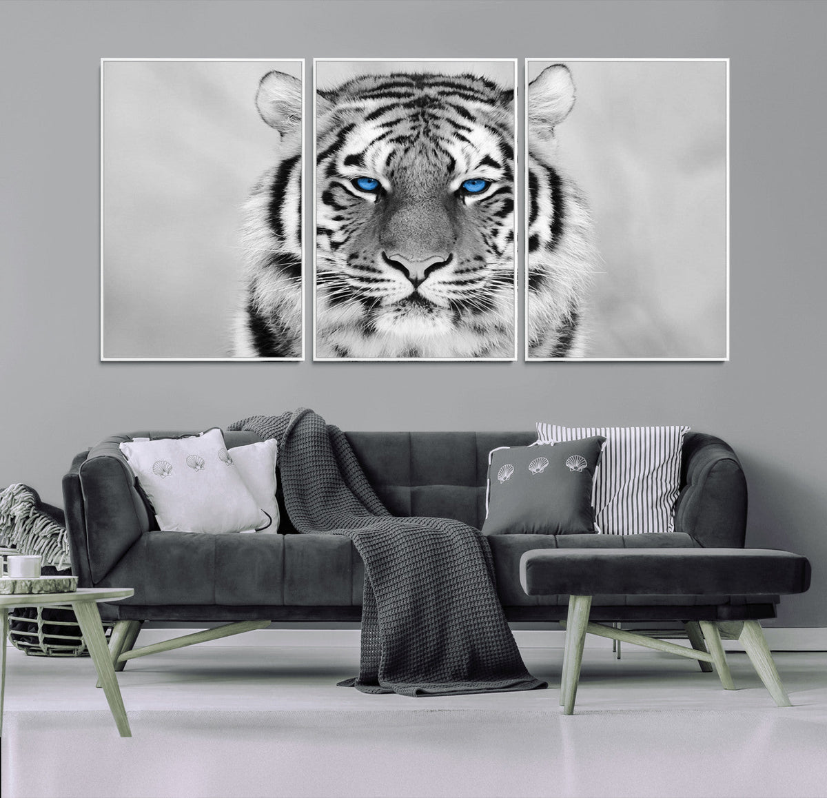 Tiger Canvas Artwork Wall Art Print