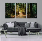 Natural Landscape Wall Art Relaxing Forest Canvas Print